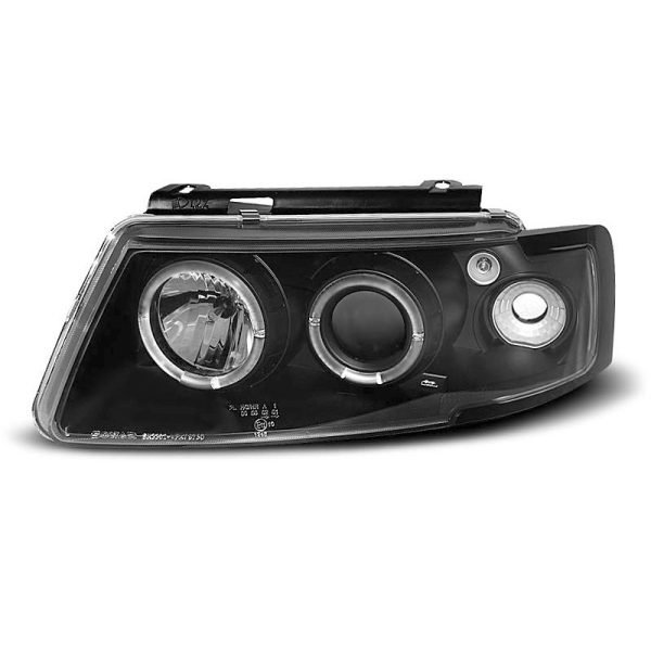 Fari Angel Eyes Volkswagen Passat B5 3B 96-00 Neri