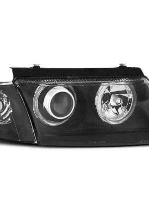 Fari Angel Eyes Volkswagen Passat B5 3B 96-00 Neri