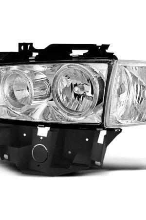 Fari Angel Eyes Volkswagen T4 Bus 96-03 Chrome