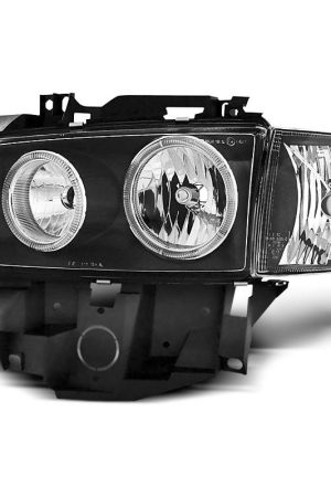 Fari Angel Eyes Volkswagen T4 Bus 96-03 Neri