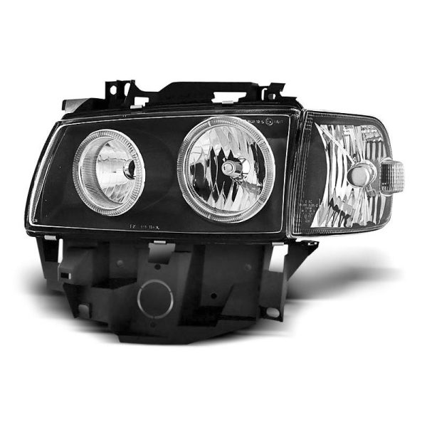 Fari Angel Eyes Volkswagen T4 Bus 96-03 Neri