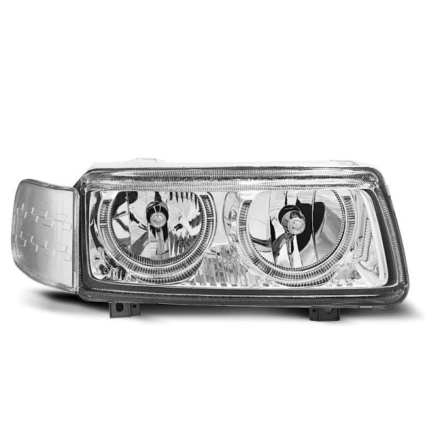 Fari Angel Eyes Volkswagen Passat B4 93-97 Chrome