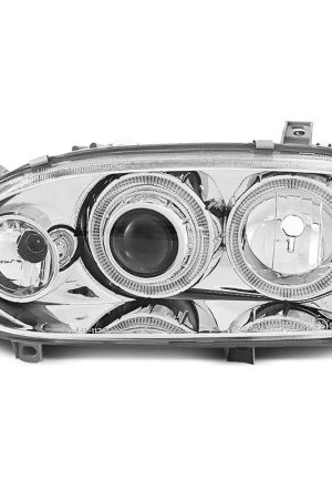 Fari Angel Eyes Volkswagen Golf III 91-97 Chrome