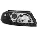 Coppia di fari a Led stile luce diurna Volkswagen Passat 3BG 00-05 Neri