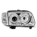 Fari Angel Eyes Volkswagen Polo 6N2 99-01 Chrome