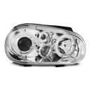 Fari Angel Eyes Volkswagen Golf IV 97-03 Chrome