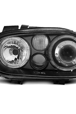 Fari Angel Eyes Volkswagen Golf IV 97-03 Neri