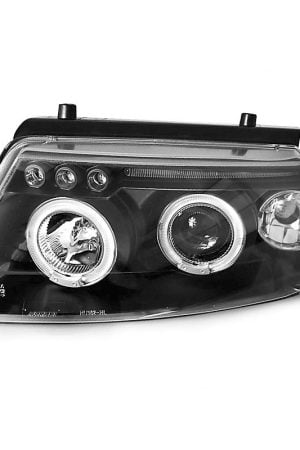 Fari Angel Eyes Volkswagen Passat B5 3B 96-00 Neri