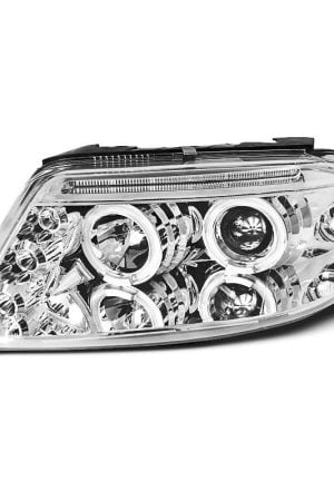 Fari Angel Eyes Volkswagen Passat 3BG 00-05 Chrome