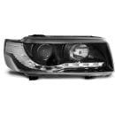 Coppia di fari a Led stile luce diurna Volkswagen Passat B4 93-97 Neri