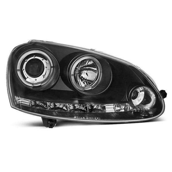 Fari Angel Eyes Volkswagen Golf V 03-08 Neri