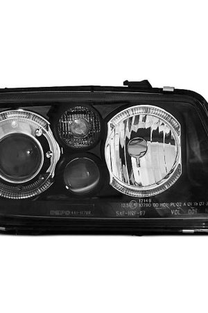 Fari Angel Eyes Volkswagen Bora 98-05 Neri