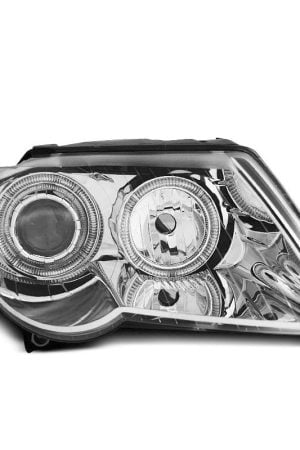 Fari Angel Eyes Volkswagen Passat B6 3C 05-10 Chrome