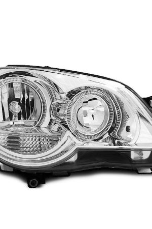 Fari Angel Eyes Volkswagen Polo 9N3 05-09 Chrome