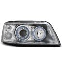 Fari Angel Eyes Volkswagen T5 03-09 Chrome