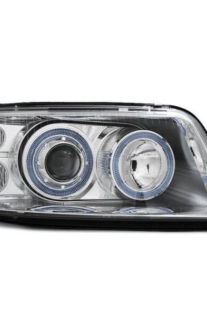 Fari Angel Eyes Volkswagen T5 03-09 Chrome