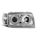 Fari Angel Eyes Volkswagen Polo 6N 94-99 Chrome