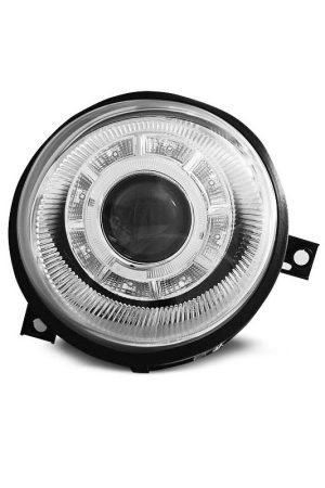 Coppia di fari a Led stile luce diurna Volkswagen Lupo 98-05 Chrome