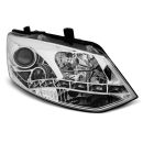 Fari Led vera luce diurna Volkswagen Polo 6R 09-14 Chrome