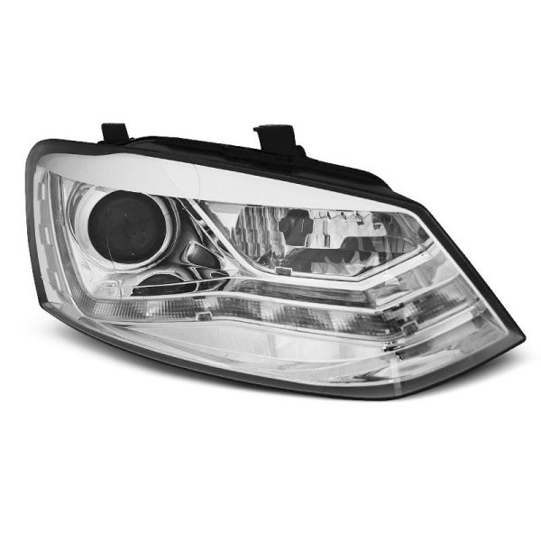 Fari Led stile luce diurna Volkswagen Polo 6R 09-14 Chrome