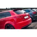 Audi A3 8P 5 Porte Spoiler alettone posteriore lunotto RS3 Look 04-12