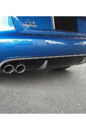 Spoiler estrattore sottoparaurti posteriore 1 uscita larga AUDI A4 B8 07+