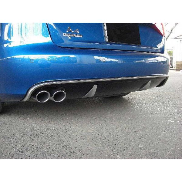 Spoiler estrattore sottoparaurti posteriore 1 uscita larga AUDI A4 B8 07+