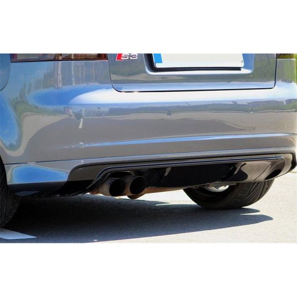 Audi A3 8P 3 Porte 05-08 Spoiler estrattore sottoparaurti posteriore S3