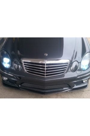 Spoiler sottoparaurti anteriore in carbonio Mercedes W211 07 AMG Look