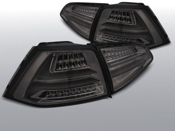 Coppia fari Led Bar posteriori Volkswagen Golf VII 13- Fume