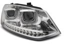 Fari Led U-type Volkswagen Polo 6R 09-14 Chrome