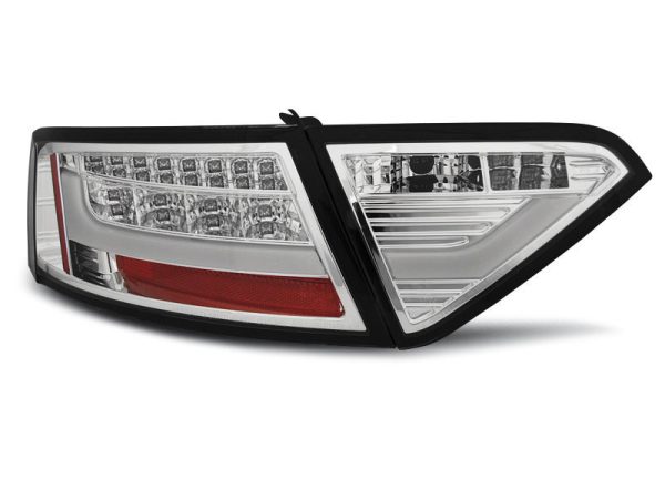 Coppia fari Led Bar posteriori Audi A5 Coupe 07-11 Chrome