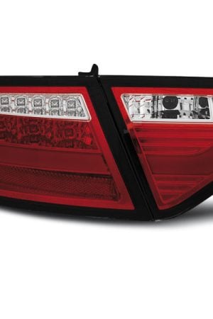 Coppia fari Led Bar posteriori Audi A5 8V Coupe 07-11 Rossi e bianchi