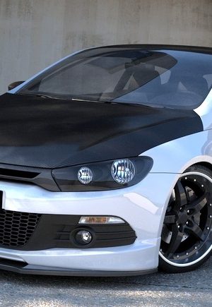 Sottoparaurti splitter anteriore Volkswagen Scirocco R 08-14