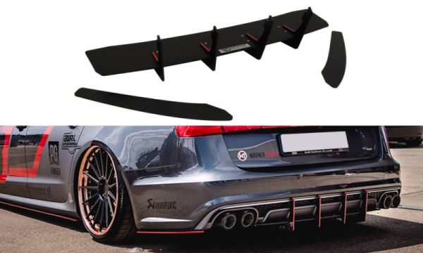 Audi RS6 C5 Spoiler estrattore sottoparaurti posteriore