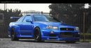 Paraurti anteriore Nissan Skyline GTT R34 Z Type