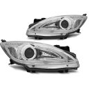 Coppia di fari Tube light Mazda 3 09-13 Chrome