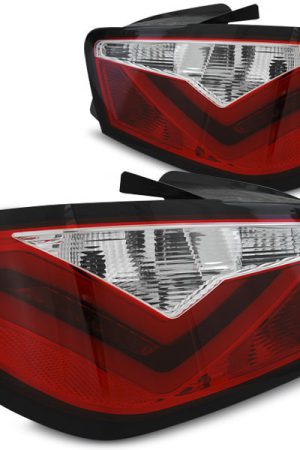 Coppia fari LED BAR posteriori Seat Ibiza 6J 08-12 Rossi e Bianchi