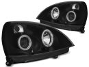 Fari Angel Eyes CCFL Renault Clio 01-05 Neri