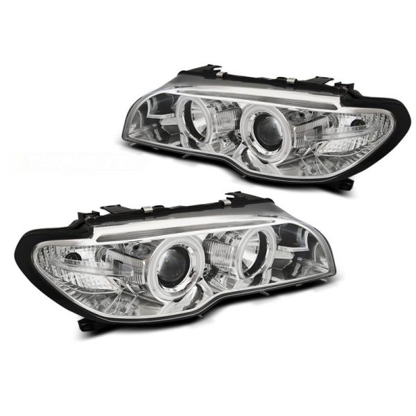 Fari Angel Eyes CCFL BMW Serie 3 E46 03-06 Coupe & Cabrio