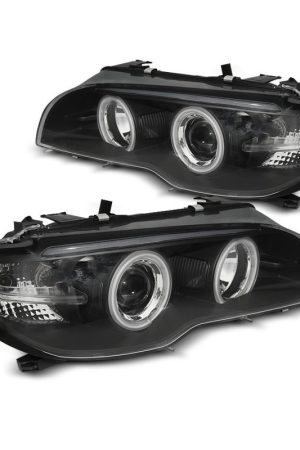 Fari Xenon Angel Eyes CCFL BMW Serie 3 E46 03-06 Coupe & Cabrio