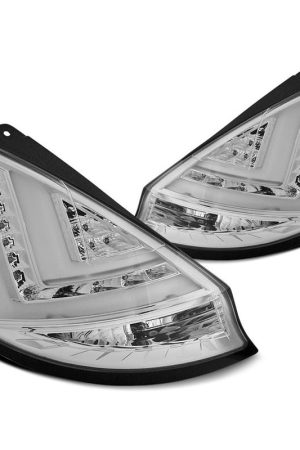 Coppia fari Led Bar posteriori Ford Fiesta 08-12 Chrome