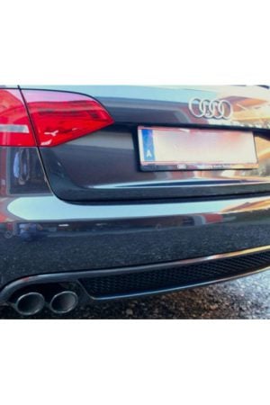 Spoiler estrattore sottoparaurti posteriore 1 uscita larga AUDI A4 B8 07+