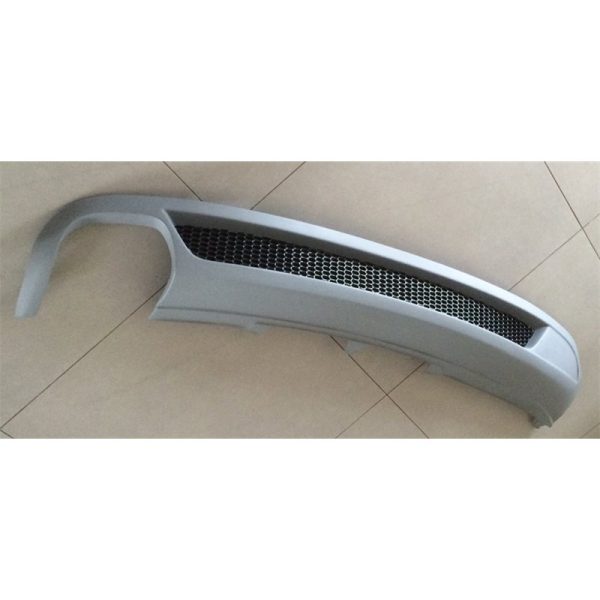 Spoiler estrattore sottoparaurti posteriore 1 uscita larga AUDI A4 B8 07+