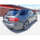 Spoiler alettone posteriore lunotto AUDI A4 B8 Avant 07+ RS4 Look