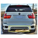 Spoiler sottoparaurti posteriore BMW X5 E70 LCI 10-13