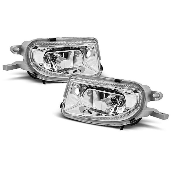 Coppia di Fendinebbia Mercedes W210 / CLK/ SLK Chrome