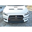 Sottoparaurti splitter anteriore Mitsubishi Lancer Evo X 07-15 V2