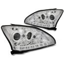 Coppia di fari a Led Tube Light Lexus 330 / 350 03-08 Chrome