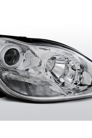 Coppia di fari Xenon Mercedes Classe S W220 98-02 Chrome